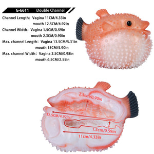 Fantasy Creature Blowfish Stroker Silicone Onahole Masturbator 1.45kg Male Masturbators -Masturbation Sleeves Buy Sex Toys in Singapore LoveisLove U4Ria