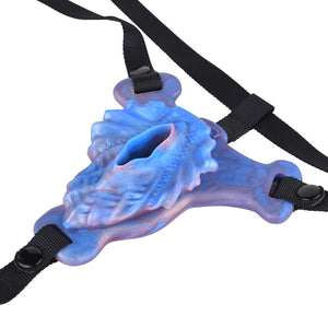 Fantasy Creature Blue Dragon Clit Stimulator Grinder with Belt Strap on Clitoral & Labia Buy Sex Toys in Singapore LoveisLove U4Ria