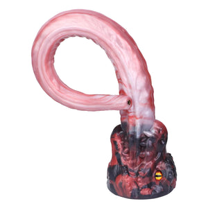 Fantasy Creature Extra Long Tongue Endoscope Plug with LED Light in Red and Black