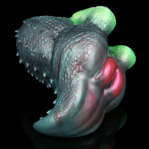 Fantasy Creature Green Reptilian Stroker Silicone Onahole Masturbator 1.48kg Male Masturbators -Masturbation Sleeves Buy Sex Toys in Singapore LoveisLove U4Ria