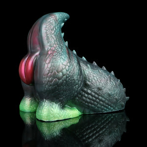 Fantasy Creature Green Reptilian Stroker Silicone Onahole Masturbator 1.48kg Male Masturbators -Masturbation Sleeves Buy Sex Toys in Singapore LoveisLove U4Ria