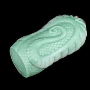 Fantasy Creature Green Snake Stroker Silicone Onahole Masturbator 488G Male Masturbators -Masturbation Sleeves Buy Sex Toys in Singapore LoveisLove U4Ria