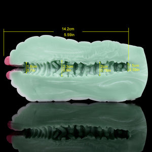 Fantasy Creature Green Snake Stroker Silicone Onahole Masturbator 488G Male Masturbators -Masturbation Sleeves Buy Sex Toys in Singapore LoveisLove U4Ria