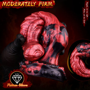 Fantasy Creature Red Knot Silicone Dildo with Suction Cup 8.46 inch Dildos - Large & Unique Dildos Buy Sex Toys in Singapore LoveisLove U4Ria