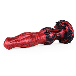 Fantasy Creature Red Knot Silicone Dildo with Suction Cup 8.46 inch Dildos - Large & Unique Dildos Buy Sex Toys in Singapore LoveisLove U4Ria