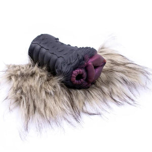 Fantasy Creature Stroker Silicone Furry Onahole Masturbator 573G Plush Brown Male Masturbators -Masturbation Sleeves Buy Sex Toys in Singapore LoveisLove U4Ria