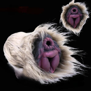 Fantasy Creature Stroker Silicone Furry Onahole Masturbator 573G Plush Brown Male Masturbators -Masturbation Sleeves Buy Sex Toys in Singapore LoveisLove U4Ria