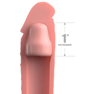 Fantasy X-tensions Elite Silicone X-tension 1 Inch ro 2 Inch with Removable Penis Extender Buy in Singapore LoveisLove U4Ria 