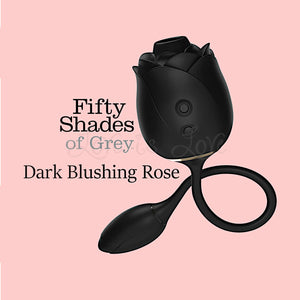 Fifty Shades of Grey Dark Blushing Rose Clitoral Suction And Vibrating Egg For Her - Clitoral Suction Buy Sex Toys in Singapore LoveisLove U4Ria