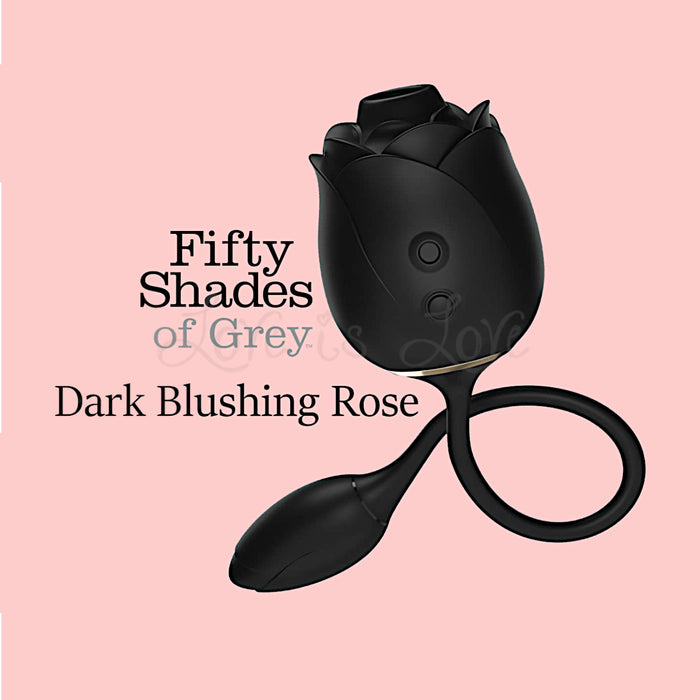 Fifty Shades of Grey Dark Blushing Rose Clitoral Suction And Vibrating Egg