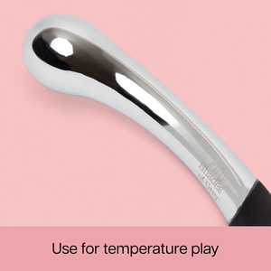 Fifty Shades of Grey Sweet Pressure Steel and Silicone Wand Double-Ended Dildo Dildos - Glass/Ceramic/Metal Buy Sex Toys in Singapore LoveisLove U4Ria