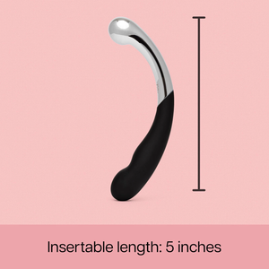 Fifty Shades of Grey Sweet Pressure Steel and Silicone Wand Double-Ended Dildo Dildos - Glass/Ceramic/Metal Buy Sex Toys in Singapore LoveisLove U4Ria