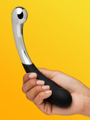 Fifty Shades of Grey Sweet Pressure Steel and Silicone Wand Double-Ended Dildo Dildos - Glass/Ceramic/Metal Buy Sex Toys in Singapore LoveisLove U4Ria