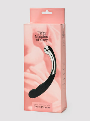 Fifty Shades of Grey Sweet Pressure Steel and Silicone Wand Double-Ended Dildo Dildos - Glass/Ceramic/Metal Buy Sex Toys in Singapore LoveisLove U4Ria