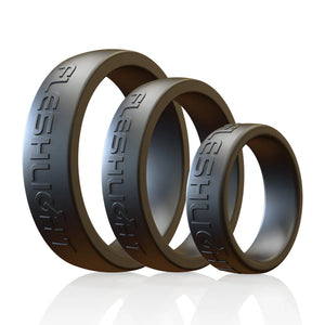 Fleshlight FleshBands Silicone Cock Ring Black (3 Pack) Cock Rings - Cock Ring Sets  Buy Sex Toys in Singapore LoveisLove U4Ria