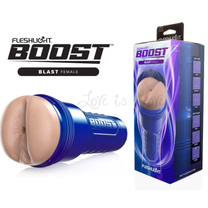 Fleshlight Boost Blast Male or Female Light Medium or Medium Dark