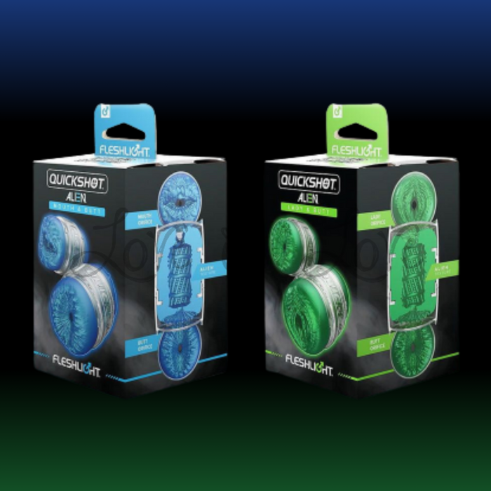 Fleshlight Freaks Series Alien Metallic Blue or Queen Green (Fleshlight or Quickshot)