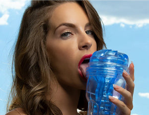Fleshlight Turbo Thrust or Ignition Masturbator Blue Ice Male Masturbators - Fleshlight Buy Sex Toys in Singapore LoveisLove U4Ria