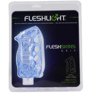Fleshlight Fleshskins Grip Blue Ice Inc Drying Stand (Control The Intensity)