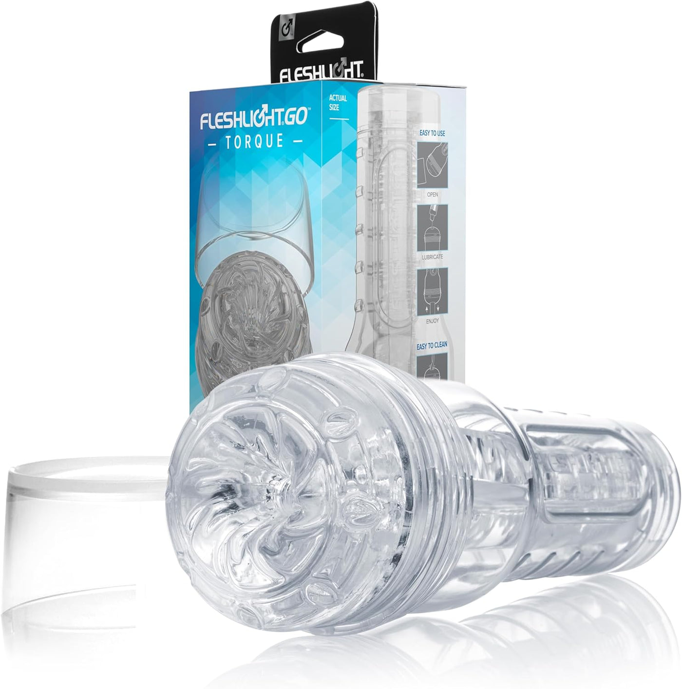 Fleshlight GO Torque Ice (In Brand New Packaging) Love is Love Fleshlight GO Torque Ice (In Brand New Packaging) Love is Love