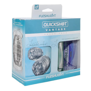 Fleshlight Quickshot Vantage Combo Pack (Brand New Packaging Design- Made in USA)