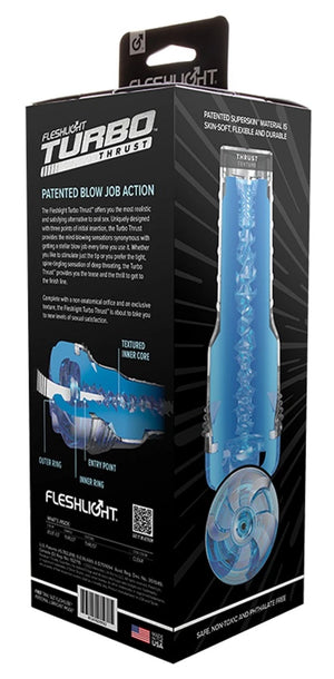 Fleshlight Turbo Thrust or Ignition Masturbator Blue Ice Male Masturbators - Fleshlight Buy Sex Toys in Singapore LoveisLove U4Ria