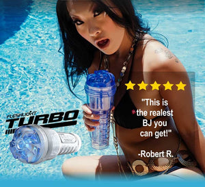 Fleshlight Turbo Thrust or Ignition Masturbator Blue Ice Male Masturbators - Fleshlight Buy Sex Toys in Singapore LoveisLove U4Ria