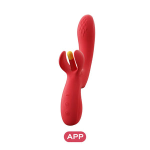 Honey Play Box Fortexa App-Controlled Flapping Dual Vibrator Blue or Red Vibrators - Clit Stimulation & G-Spot Buy Sex Toys in Singapore LoveisLove U4Ria