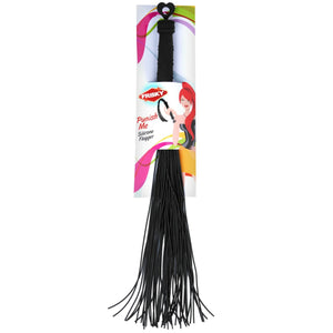 Frisky Punish Me Silicone Flogger 19 Inch