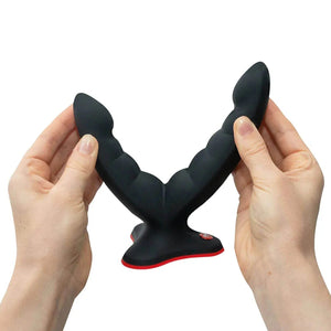 Fun Factory Ryde Double Head Grinding Silicone Dildo with Suction Cup (Premium Authorized Dealer)