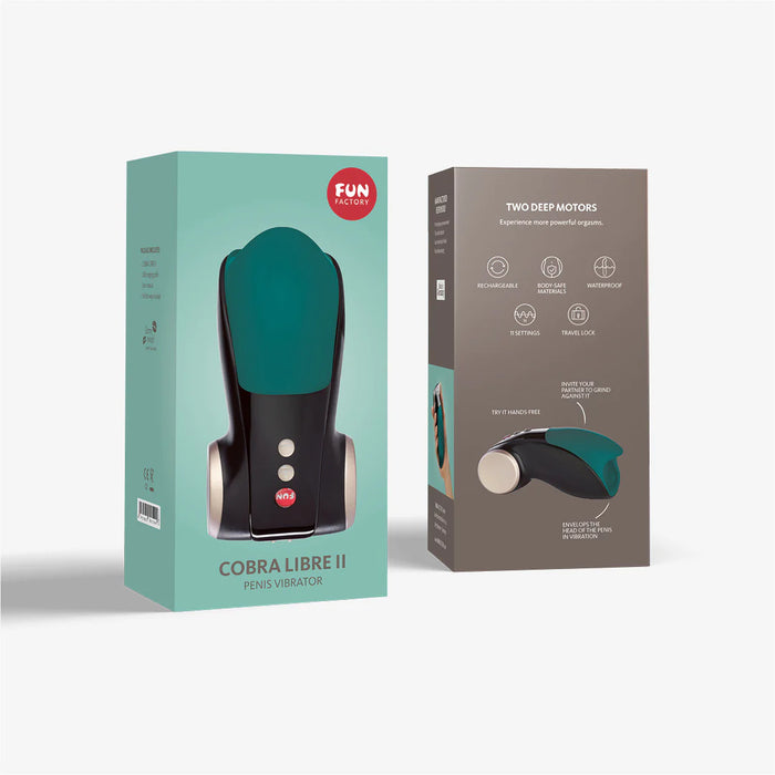 Fun Factory Cobra Libre II Penis Head Vibrator [Premium Authorized Dealer]