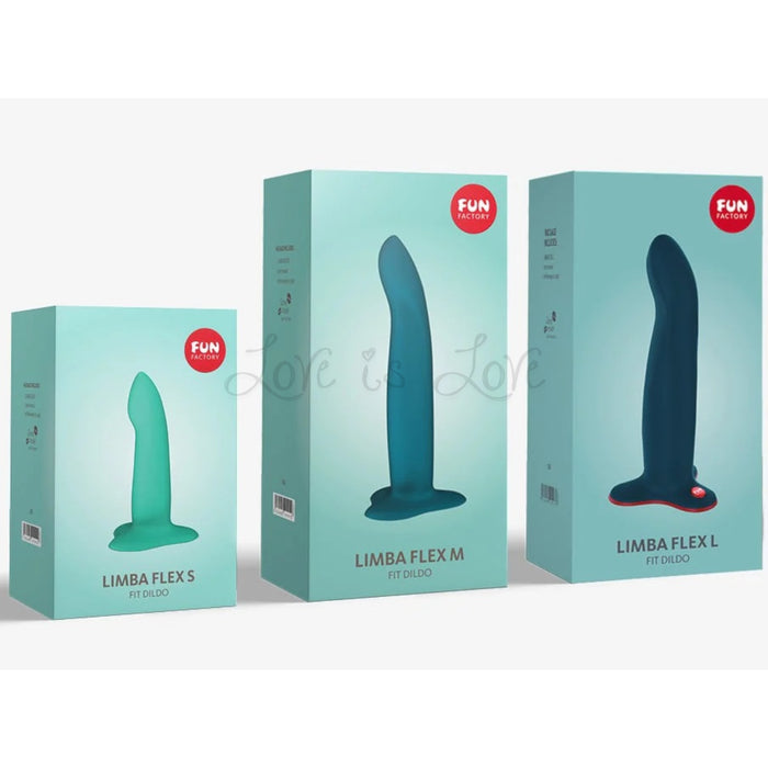 Fun Factory Limba Flex Fit Bendable Silicone Dildo  (Premium Authorized Dealer)