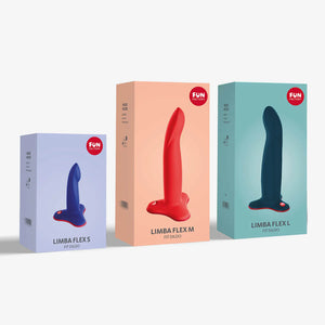Fun Factory Limba Flex Bendable Silicone Dildo With Suction Base (Premium Authorized Dealer)