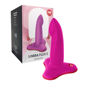 Fun Factory Limba Flex Bendable Silicone G-Spot Dildo With Suction Base Award-Winning & Famous - Fun Factory Buy Sex Toys in Singapore LoveisLove U4Ria