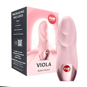 Fun Factory Viola Battery Operated Bullet Vibrator Award-Winning & Famous - Fun Factory Buy Sex Toys in Singapore LoveisLove U4Ria