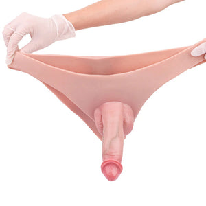 Steven Ultra-Realistic Silicone Strap-on Hollow Penis Brief