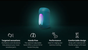 Lovense Gush 2 App-Controlled Vibrating & Oscillating Penis Massager Award-Winning & Famous - Lovense Buy Sex Toys in Singapore LoveisLove U4Ria