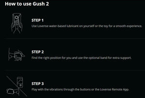 Lovense Gush 2 App-Controlled Vibrating & Oscillating Penis Massager Award-Winning & Famous - Lovense Buy Sex Toys in Singapore LoveisLove U4Ria