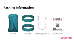 Lovense Gush 2 App-Controlled Vibrating & Oscillating Penis Massager Award-Winning & Famous - Lovense Buy Sex Toys in Singapore LoveisLove U4Ria