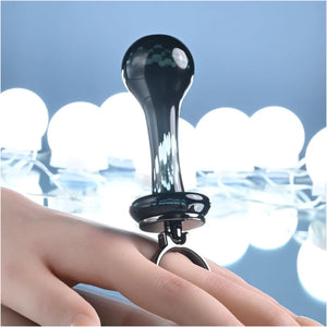 ​​Gender X Blow Pop Glass Anal Plug Black Buy in Singapore LoveisLove U4Ria 