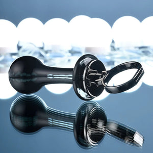 ​​Gender X Blow Pop Glass Anal Plug Black Buy in Singapore LoveisLove U4Ria 