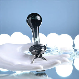 ​​Gender X Blow Pop Glass Anal Plug Black Buy in Singapore LoveisLove U4Ria 