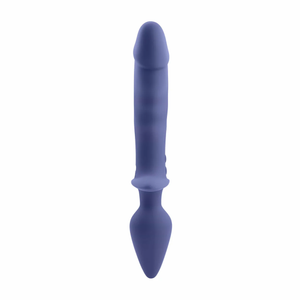 Gender X Dual Defender Silicone Vibrating Anal Plug and Dildo With Remote Buy in Singapore LoveisLove U4Ria