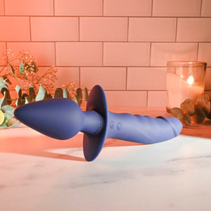 Gender X Dual Defender Silicone Vibrating Anal Plug and Dildo With Remote Buy in Singapore LoveisLove U4Ria