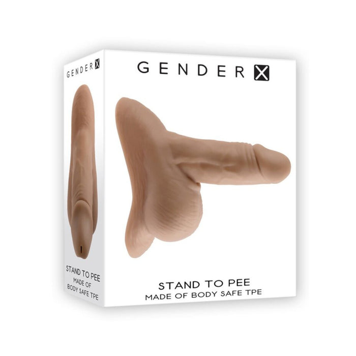 Gender X Realstic Stand To Pee TPE Light or Silicone Medium