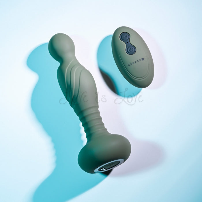 Gender X The General Dual- Motor Silicone Vibrator With Remote