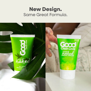 Good Clean Love Almost Naked Water-Based Personal Lubricant 1.5 oz or 4 oz (Propylene Glycol Free) (New Packaging)  Buy in Singapore LoveisLove U4Ria 