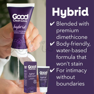 Good Clean Love Hybrid Silicone and Water Based Personal Lubricant 1.69 oz / 50 ml (Propylene Glycol Free) - Buy in Singapore LoveisLove U4Ria. 