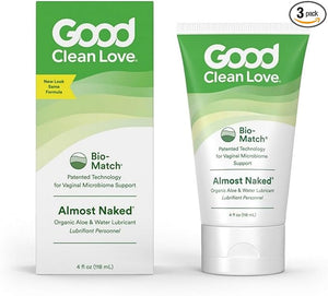 Good Clean Love Almost Naked Water-Based Personal Lubricant 1.5 oz or 4 oz (Propylene Glycol Free) (New Packaging)