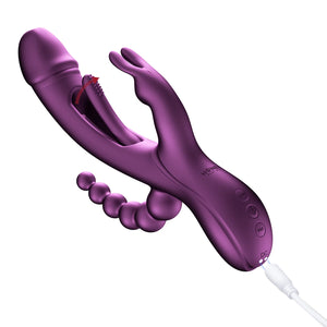 Honey Play Box Trilux Tapping Finger App-Controlled Rabbit Vibrator With Anal Beads Vibrators - Clit Stimulation & G-Spot  Buy Sex Toys in Singapore LoveisLove U4Ria